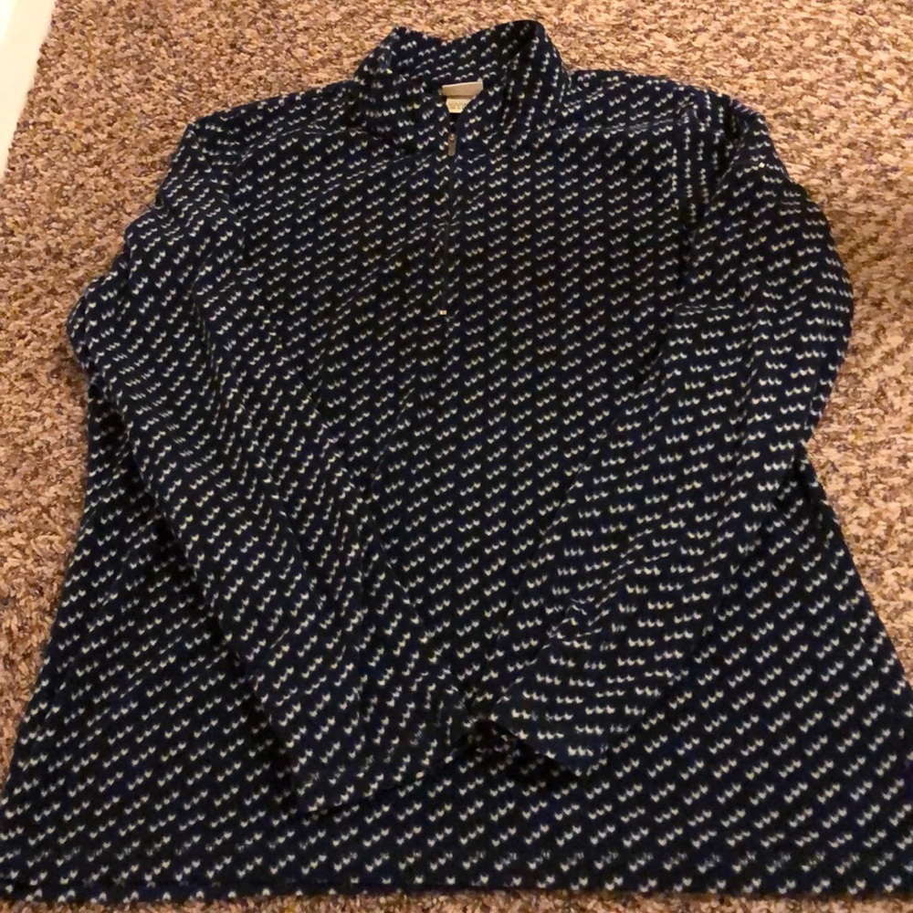 LL Bean navy pullover
